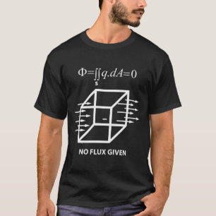 Funny Math Science Electrical Engineer Gauss Law F T-Shirt