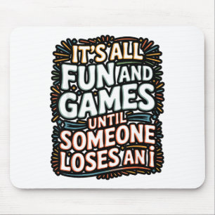 Funny Math Shirt Square Roots 4 = 2 Lose An I Retr Mouse Mat