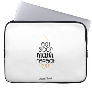 Funny Math student school personalised gift Laptop Sleeve