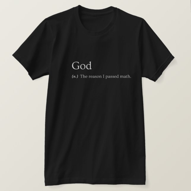 Funny Math t-shirt  (Design Front)