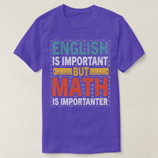 Funny Math Teacher2  T-Shirt (Design Front)