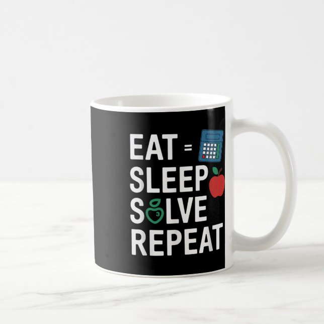 Funny Math Teacher Algebra Cl Back To School  Coffee Mug (Right)