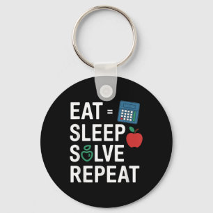 Funny Math Teacher Algebra Cl Back To School  Key Ring