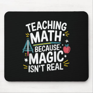 Funny Math Teacher Algebra Lover Back To School Mouse Mat