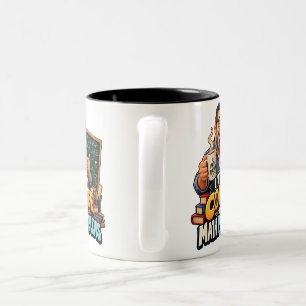 Funny Math Teacher Coffee Quote Two-Tone Coffee Mug