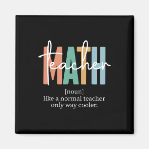 Funny Math Teacher Definition For Women And Men  Magnet