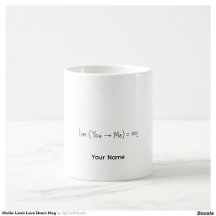 Funny Math Teacher Gift Limit Personalised Mug