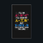 Funny Math Teacher Humour Algebra Mathematics Joke Business Card<br><div class="desc">Funny Math Teacher Humour Algebra Mathematics Joke.</div>