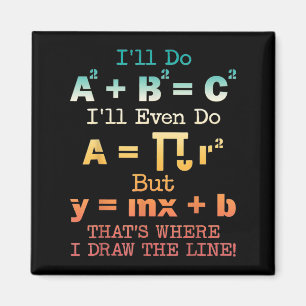 Funny Math Teacher Joke Funny Best Math Quotes  Magnet