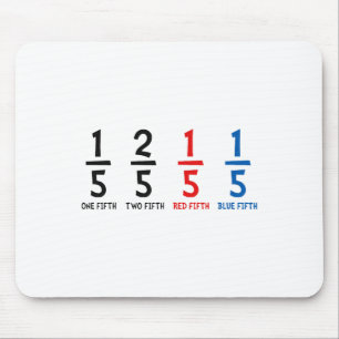 Funny Math Teacher Tee Shirt Gift Uni-adults Grey Mouse Mat