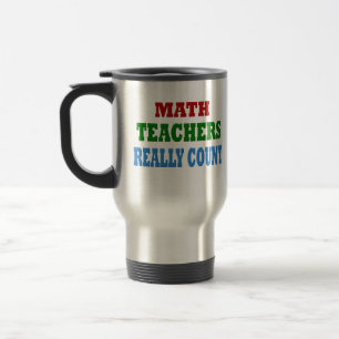 Funny Math Teacher Travel Mug