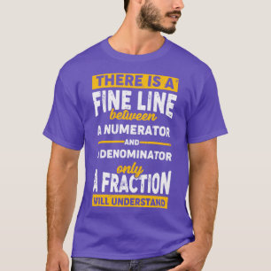 Funny Mathematic Math Student Teacher Design T-Shirt