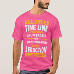 Funny Mathematic Math Student Teacher Design T-Shirt