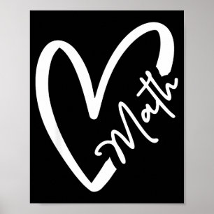 Funny Mathematician Teacher Kids Physicist I Love Poster