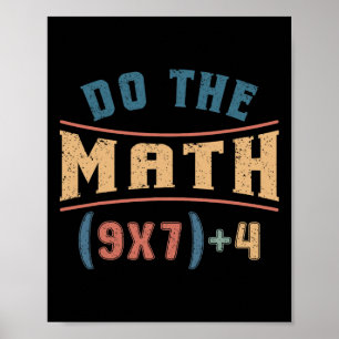 Funny Mathematics 67 Meme Equation Do The Math Tea Poster