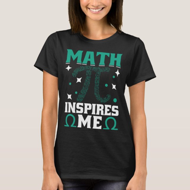 Funny Mathematics Pi Day 3.14 Math for Teacher Stu T-Shirt (Front)