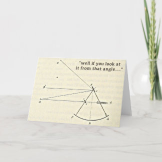 Funny Maths Greetings Card, Humourous Birthday Card