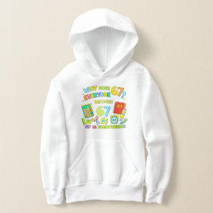 Funny Maths Joke Hoodie for Kids School