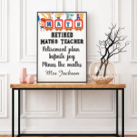 Funny maths teacher retirement quote