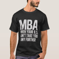 Funny MBA Master Degree Graduation Day