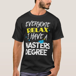 Funny MBA Masters Degree Social Work Graduation G T-Shirt