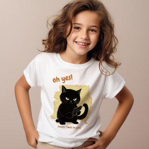 Funny Mean Cat Fun T-Shirt