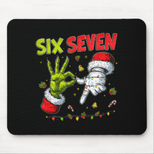 Funny Mean Guy Christmas Viral 6 7 Six Seven Meme Mouse Mat