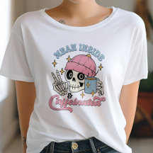 Funny Mean Inside And Caffeinated Coffee Lover