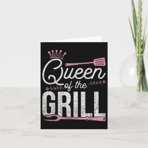 Funny Meat Barbecue Chef Women Gift Smoked Bbq Card
