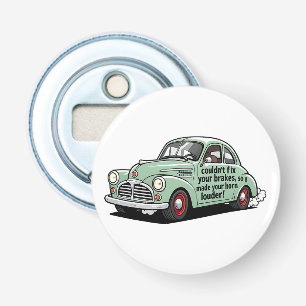 Funny mechanic car couldn't fix brakes horn louder bottle opener
