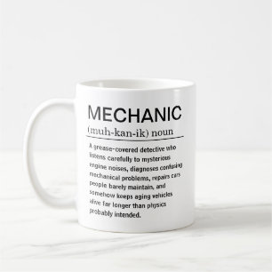 Funny Mechanic Definition Coffee Mug