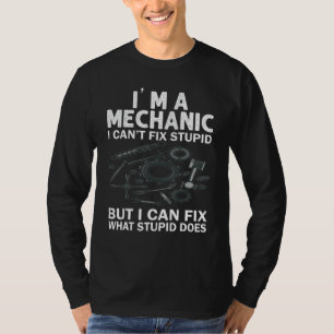 Funny Mechanic For Men Dad Car Automobile Garage T-Shirt