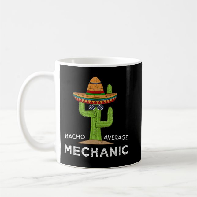 Funny Mechanic Humour Saying Coffee Mug (Left)