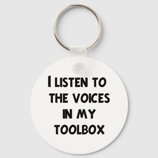 Funny Mechanic T-shirts and Gifts Key Ring (Front)