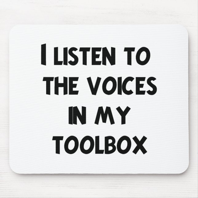 Funny Mechanic T-shirts and Gifts Mouse Mat (Front)