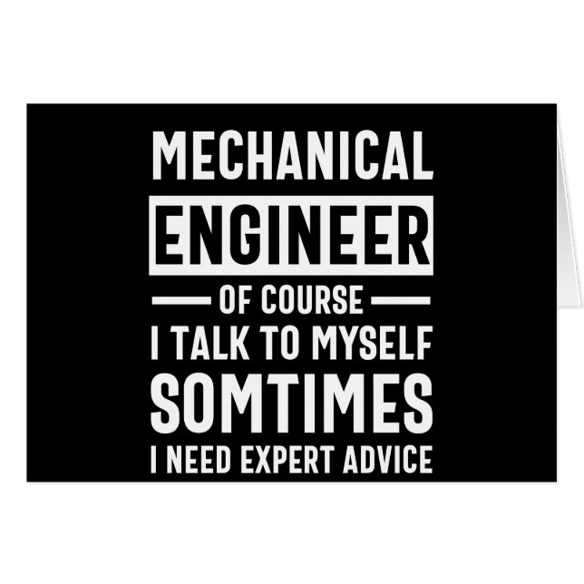 Funny Mechanical  Engineer Gift (Front Horizontal)
