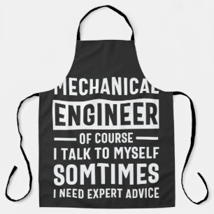 Funny Mechanical  Engineer Gift Apron