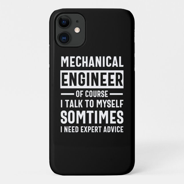 Funny Mechanical  Engineer Gift Case-Mate iPhone Case (Back)