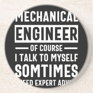 Funny Mechanical Engineer Gift Coaster