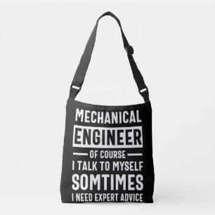 Funny Mechanical Engineer Gift Crossbody Bag