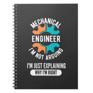 Funny Mechanical Engineer, Mechanical Engineering Notebook
