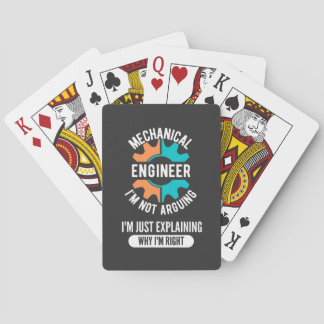 Funny Mechanical Engineer, Mechanical Engineering Playing Cards