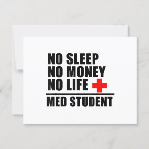 Funny Med School T ShirtTrust Me Im Almost A Docto RSVP Card