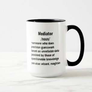 funny Mediator Definition gifts for men women Mug