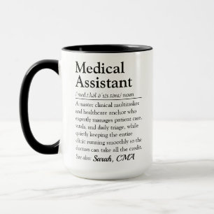 Funny Medical Assistant Definition Custom Name Mug