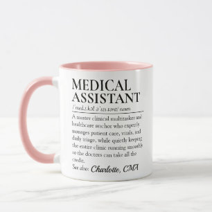 Funny Medical Assistant Dictionary Definition Mug
