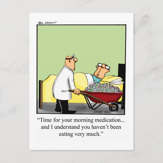 Funny Medical / Doctor Humour Postcard (Front)