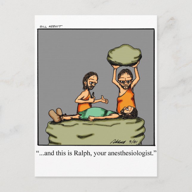 Funny Medical Gift! Postcard (Front)