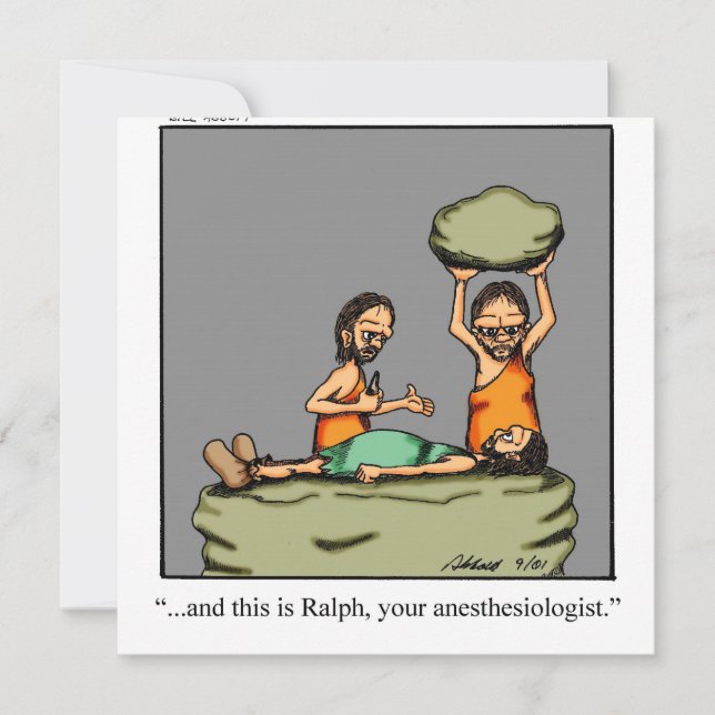 Funny Medical Graduation Invitations (Front)