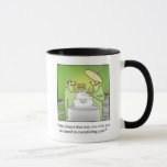 Funny Medical Humour Ringer Mug<br><div class="desc">This hilarious medical humour cartoon mug will make the perfect gift for anyone who loves to laugh! Be sure to check out all of Bill Abbott's collection of cartoon art for other great gift ideas.</div>